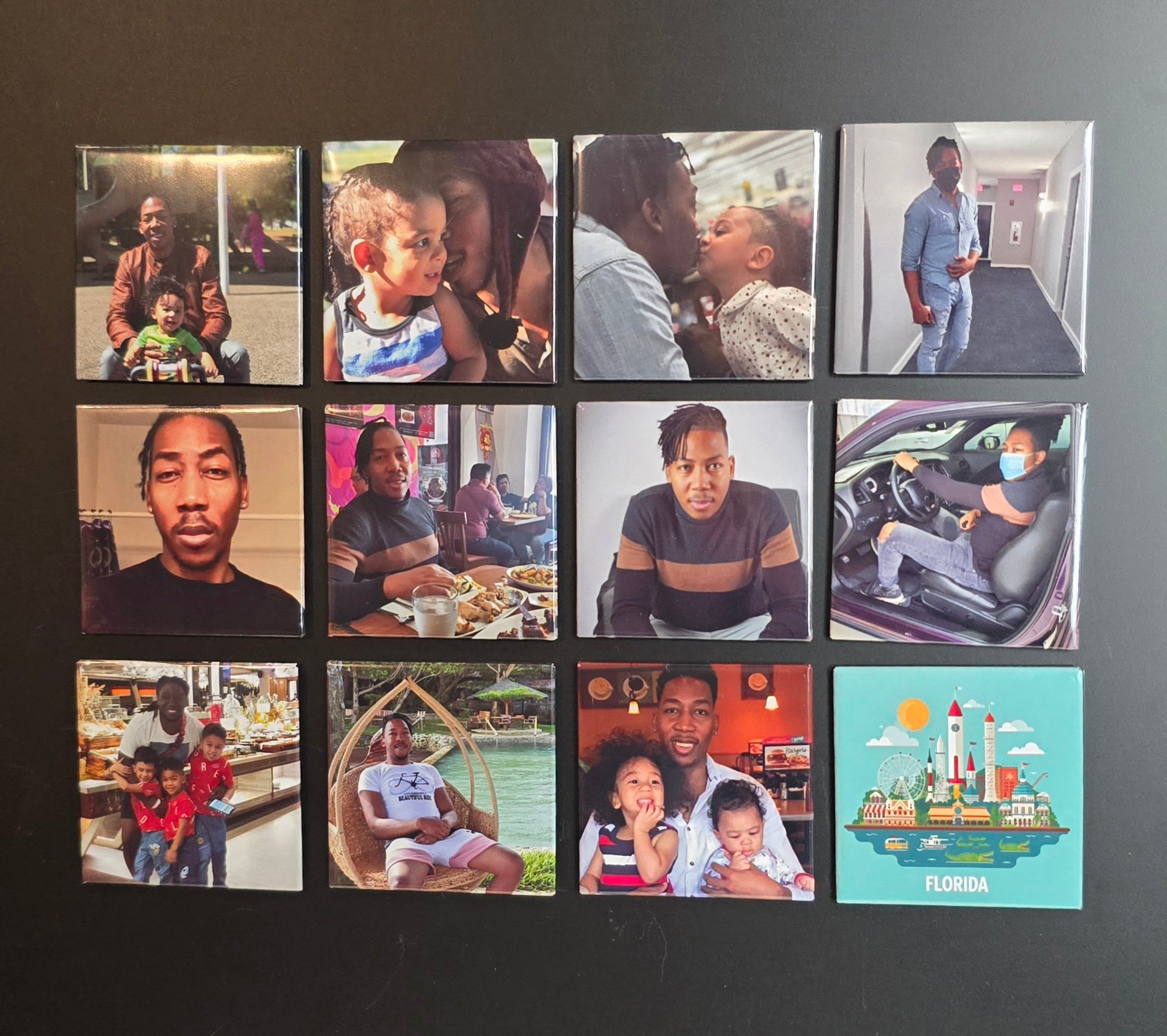 2x2" Customized Magnetic Photo